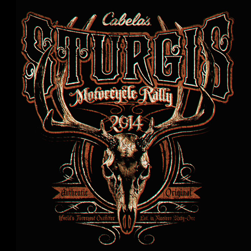 T-shirt designs for the Sturgis Motorcycle Rally.