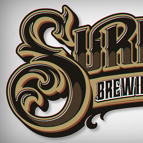 Surly Brewing Co. typography.