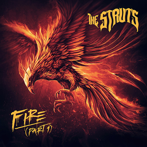 In 2018, I had the opportunity to work with Universal Music Group and Interscope Records in creating the album design and illustrations for The Struts. This illustration is of a burning Phoenix, as was for their single called 'Fire, Part 1.'